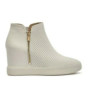 BLACK FRIDAY DEAL Via Spiga Wedge Heeled Leather Sneaker